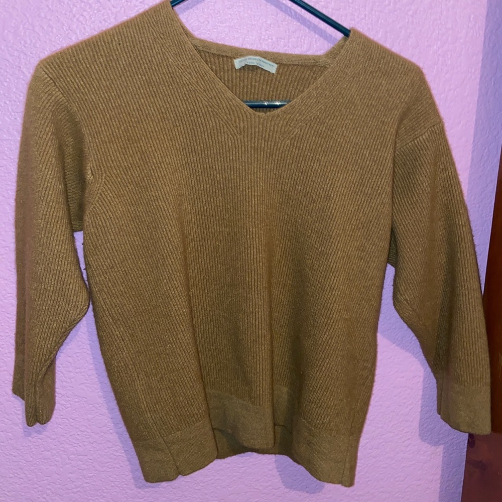 Vintage Casual V Neck Sweater